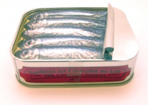 A shocking idea: Chocolate Sardines